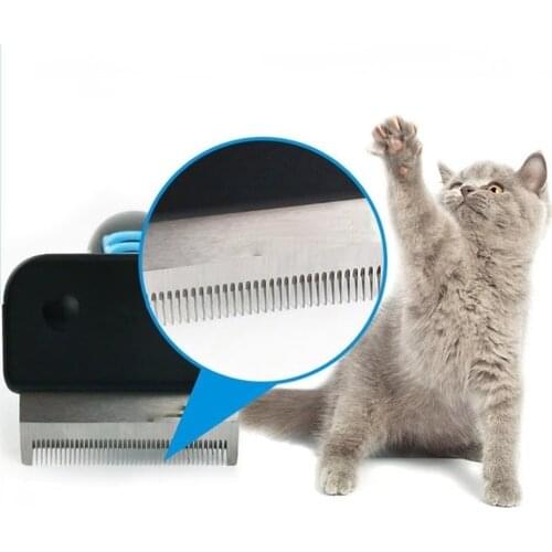 Pet comb for cat Hair Deshedding Comb Pet Dog Cat Brush Grooming Tool Hair Removal Comb For Cats Dogs