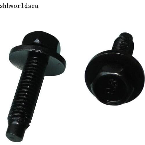 Shhworldsea Zinc Black Hexagon Self-drilling Tapping Screw Fastener Clip