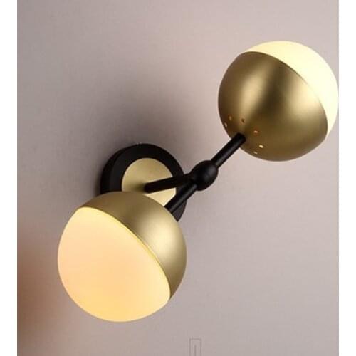 Nordic modern luxury simple led bedside lamp living room aisle bedroom bedside stairs creative bedroom lamp magic bean wall lamp