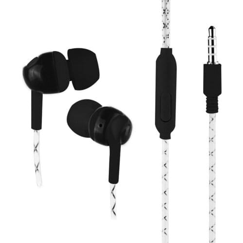 Luminous Earphone Popular Glowing in Dark In-Ear Sports Headset Wired Handfree Stereo Earphones With Cool Microphone