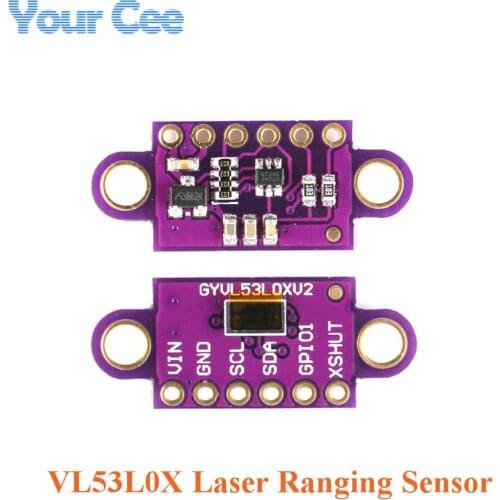 VL53L0X High Precision Laser Ranging Sensor Module Time-of-Flight ToF GY-VL53L0XV2 Laser Distance Module I2C IIC