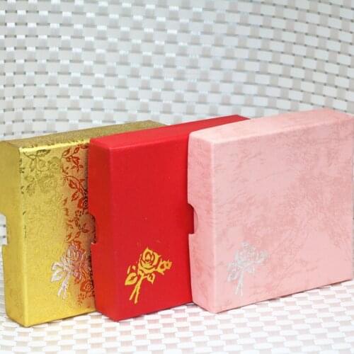 High grade wholesale 5pcs red gold pink delicate jewelry box for bracelet pendant necklace earrings beads pins 21*90mm B2842