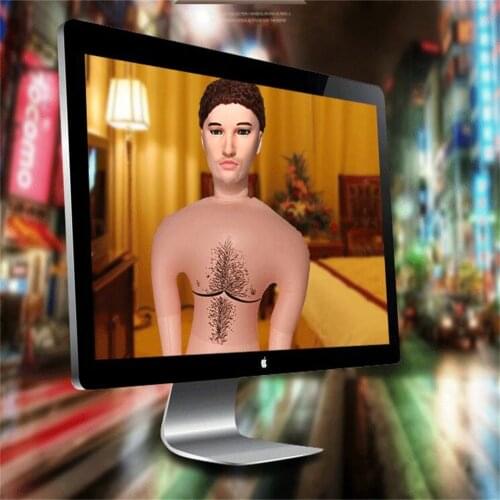 High-Quality Skin Colour Inflatable Female Head Mannequin Doll Body For Men,Shooting Maniqui For Clothes D489