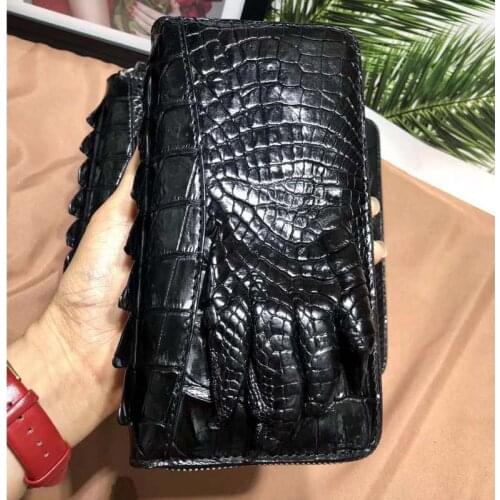 Xinepiju new arrival men clutch bag men bag crocodile bag men wallet crocodile leather thailand
