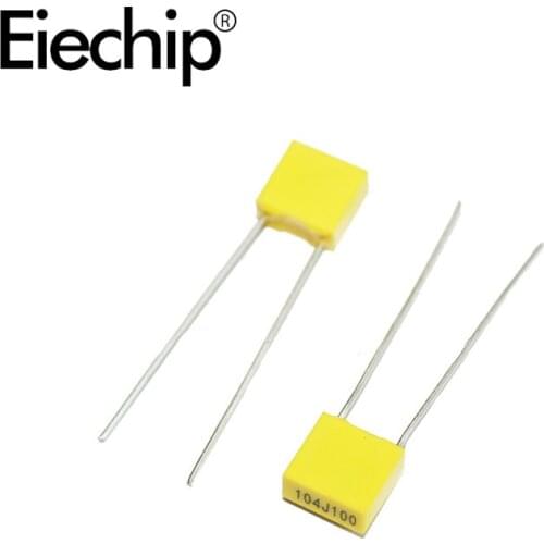 20pcs 100V Correction capacitor 1NF~470NF 2.2NF 4.7NF 10NF 22NF 47NF 100NF 152 123 154 224 683 Polypropylene Safety Plastic Film