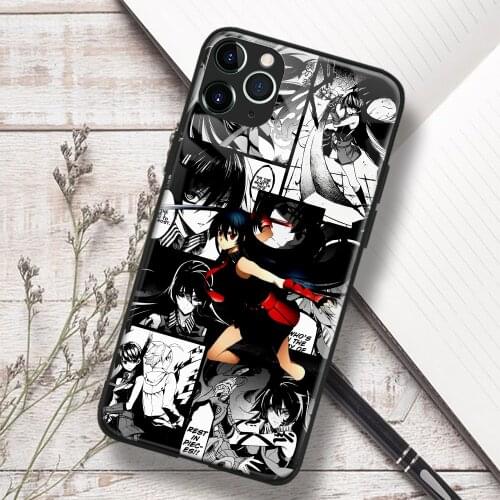 Akame Ga Kill! Anime Phone Case for IPhone 11 12 Mini Pro XS Max X XR 6 7 8 SE Plus Samsung Soft TPU Glass Cover Shell