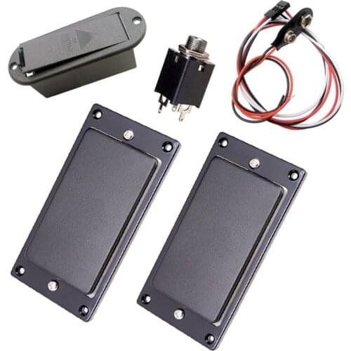 Active Pickup Battery Cover Humbucker Pickups for 6-String Electric Guitars