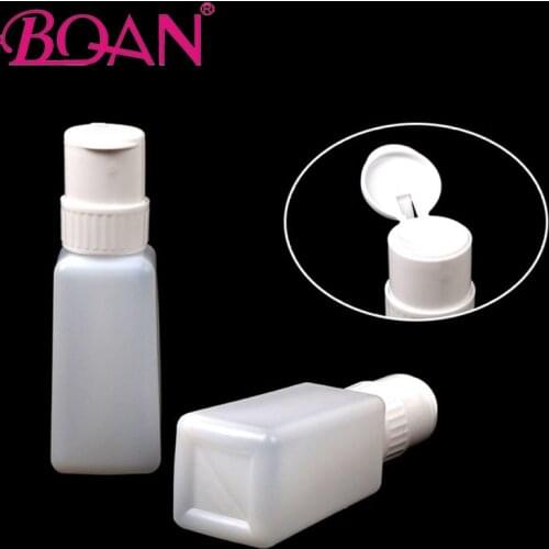 BQAN Empty Plastic Nail Polish Remover Alcohol Liquid Press Pumping Dispenser Container Bottle Nail Art UV Gel Cleaner