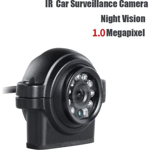 AHD 1.0MP 3.6mm lens PAL Car Camera Outdoor Waterproof IR Night Vision Rear View Backup Reverse Camera for Truck Vans Bus Record