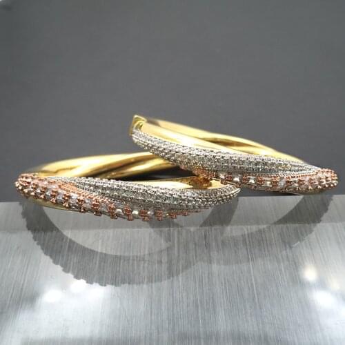 Lanyika Fashion Jewelry Romantic Trendy Warp Big Ear Loops Micro Plated Wedding Birthday Earrings Luxury Bridal Daily Best Gift