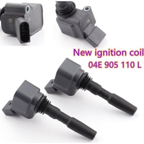 NEW GENUINE 4pcs Ignition Coil For VW Golf Jetta Polo 6R A3 Skoda Seat 04E 905 110 L 04E905110B 04E905110