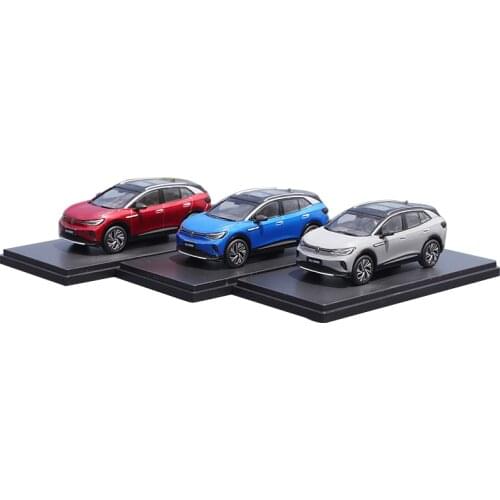 New Original 1:43 Vw Id.4 Crozz Id4 Pure Electric Suv Blue/red/grey Diecast Alloy Simulation Car Model for Toy, Gift