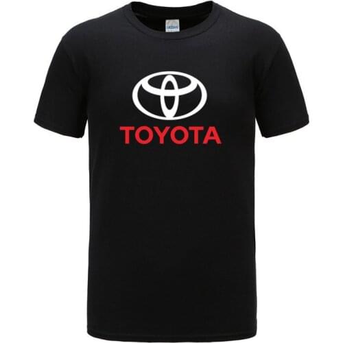 2021 New Summer Fashion Newest Men Funny toyota T-Shirts Tops casual solid colour T shirt High Quality brand 100% cotton Q