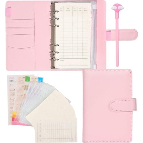 2021 A6 Planner Budget Book Diary Schedule Planner Book Binder Budget Planner Organizer Cash Budget Envelope Notebook