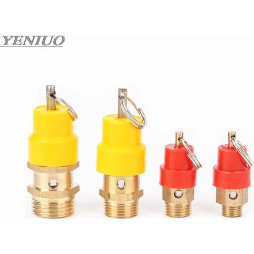1/8" 1/4'' 3/8" 1/2" BSP 8kg Air Compressor Safety Relief Valve Pressure Release Regulator For Pressure Piping/Vessels