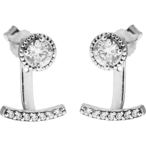 925 Sterling Silver Earrings for Women Abstract Elegance Stud Earrings Party Wedding Gift Fine Jewelry brincos Wholesale