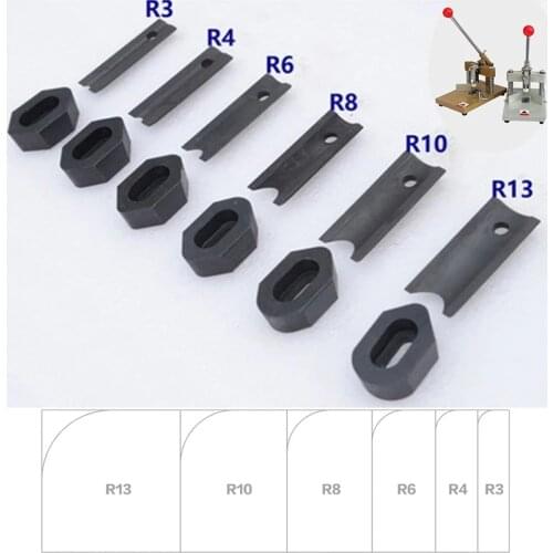 Replaceable Die Blade for All Metal Corner Rounder Punch Cutter Upper and Lower Blade