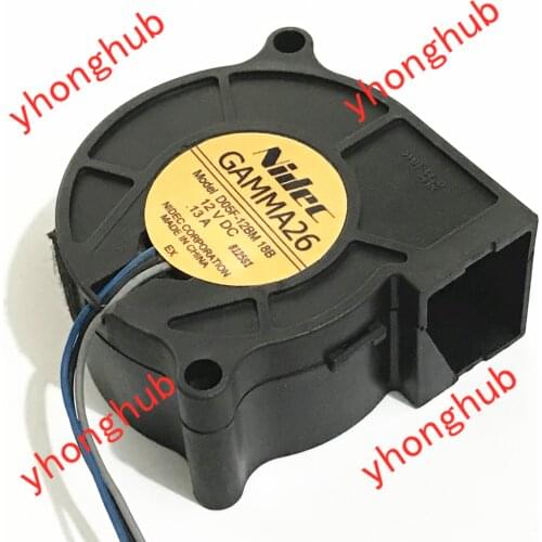 Nidec D05F-12BM 18B Server Cooling Fan DC 12V 0.13A 50x50x25mm 3-wire
