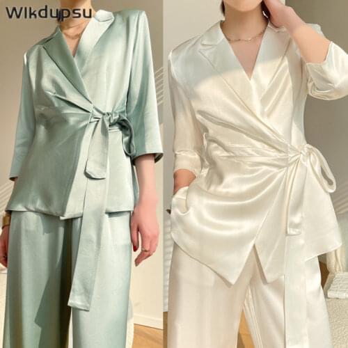 Женские осенние брючные костюмы WLKDUPSU China At AliExpress