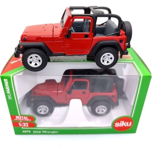 1:32 SIKU 4870 Jeep Wrangler Die casting Model These horsemen