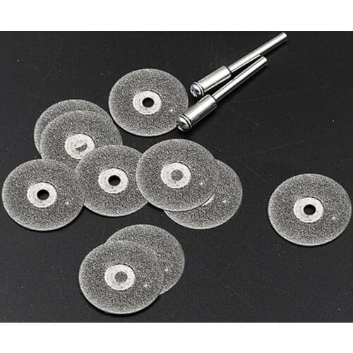 10Pcs/Set 22-50mm Dremel Tool Mini Cutting Disc For Rotory Accessories Diamond Grinding Wheel Rotary Circular Saw Blade