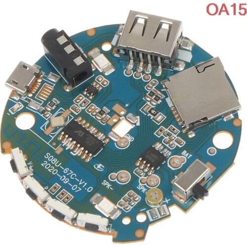3.7-5V Multifunction Bluetooth Receiver Audio Amplifier Board MP3 Decoder