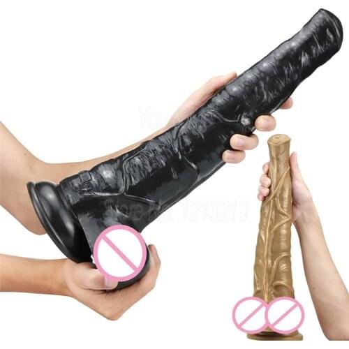 43*10cm Super Huge Dildo With Strong Suction Cup Female G-spot Anal Masturbation Extreme Big Realistic Penis Sex Toys for Woman