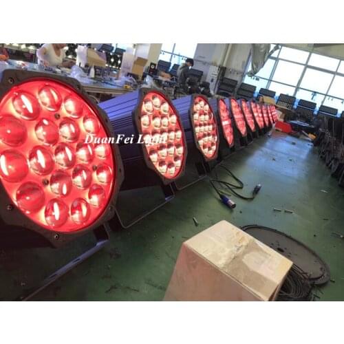 6pieces dmx zoom led par 19x10w 4in1 rgbw led wash wall indoor par light can wash led rgbw zoom par