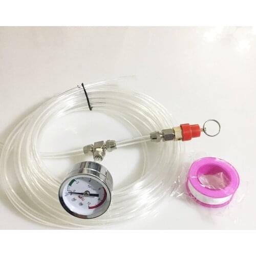 Fish tank co2 system quick connector metal high pressure resistance joint 3 splitter with co2 tubing barometer Regulating valve