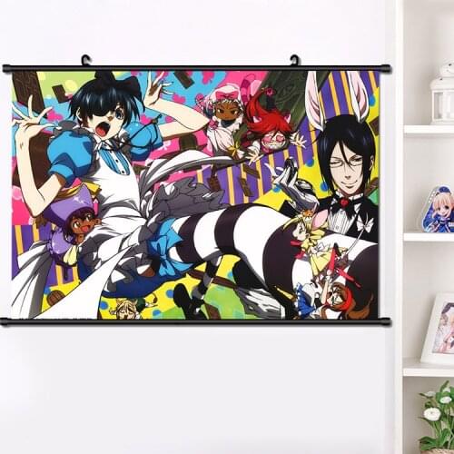 Anime Black Butler kuroshitsuji Ciel Phantomhive Wall Scroll Mural Poster Wall Hang Poster Otaku Home Decor Art 40*60cm