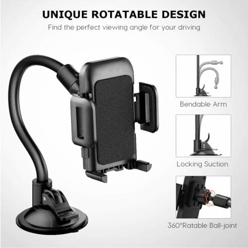 Suction Mobile Phone Car Holders Stands For Xiaomi Redmi 4X/5A/4A/3x/3s Prime/3 Pro,mi 5s plus,Oneplus 6/6t,Oneplus 5/5t