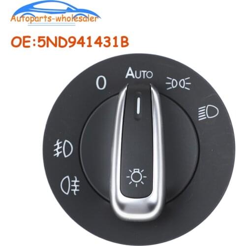 For Volkswagen Passat CC J etta MK5 Golf Car Auto Euro Headlight & Fog Light Switch Control High Quality OEM 5ND941431B
