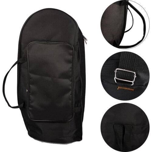 Black Oxford Cloth Baritone Bag Euphonium Gig Bag Baritone Case Lightweight Breathable Brass Instrument Accessories