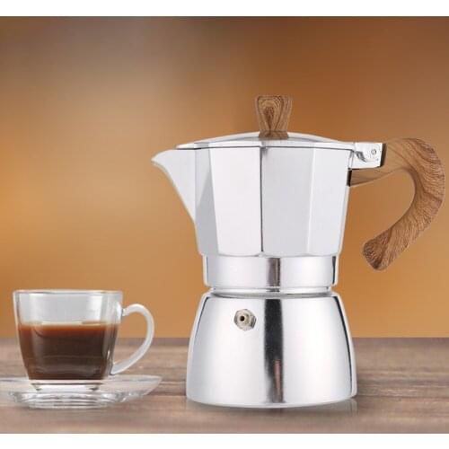 Household Coffee Maker Pot Italian Moka Kettle Machine Set Kitchen Utensil Barista Accessories Coffeeware Tool