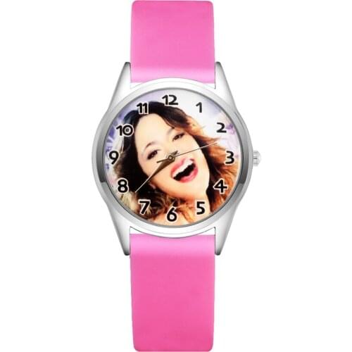 Cartoon pretty violetta style Childrens Watches Womens Students girls Boys Quartz Soft Silicone strap Wrist Watch JC104