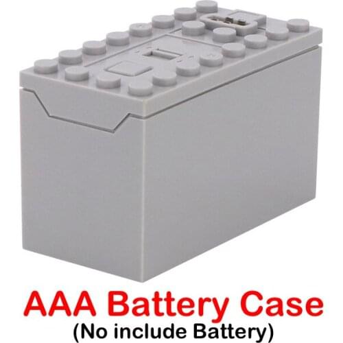 AAA Battery Case MOC Technical Building Blocks Toys Compatible Major Brand Power Function Extension Wire