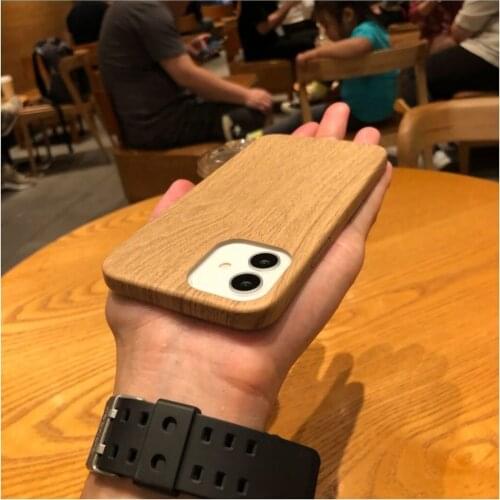 OEING Wood Color Case For iPhone 12 11 Pro Max mini 7 8 XR X XS MAX SE Exquisite Materials Shockproof Case Cover