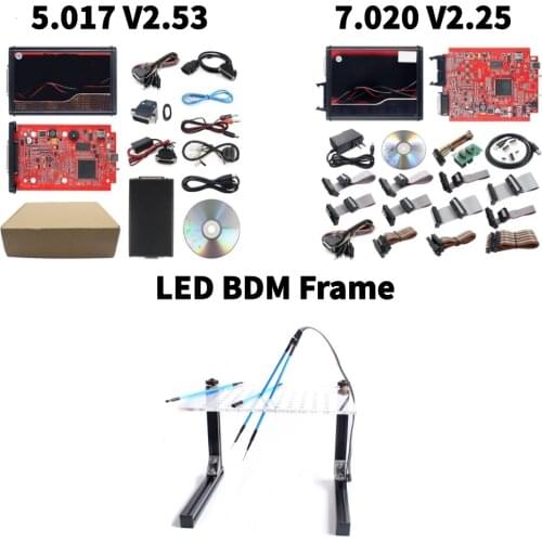 FGTECH Galletto 4 V54 BDM Frame With 22PCS Adapter K V5.017 KT V7.020 OBD2 Manager Tuning Kit Kt BDM100 ECU Programmer