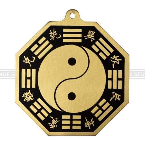 Chinese Feng Shui Taiji Pagua Bagua Pakua Copper Mirror For Lucky And Blessing Home decorations Wall Decorative