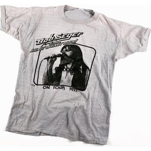 1977 Bob Seger Vintage Tour Band Rock Tee Shirt 70s 1970s