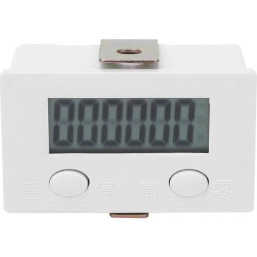 Magnetic Induction Plastic Counter 6-Digits Digital Display 0-999999 with Magnetic Induction