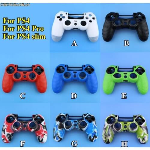 Non-slip Soft Silicone Protective Joystick Camouflage Skin Cover Case for PS4 PS4 PRO slim JDS 030 040 050 055 Game Controller