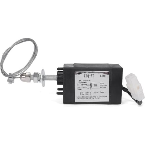 Normally Open DC 12V Engine Flame Out Device Engine Stop Solenoid Valve XHQ-PT Power On Pull Type Flameout Magnetic
