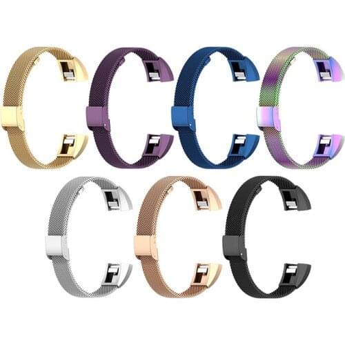 New Band Strap Stainless Steel Magnetic Milan Wristband For Fitbit Alta HR Alta ACE