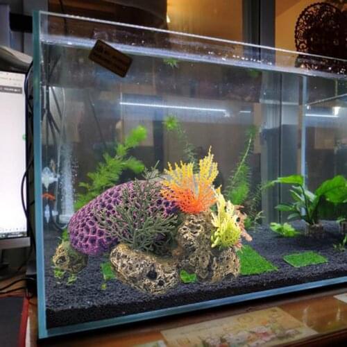 Fish Tank Ornament High Imitation Fish Hideaway Landscaping Fadeless Resin Craft Aquarium Turtle Coral Ornament Fish Supplies