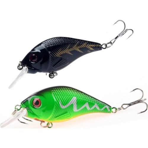 POETRYYI 1pcs 7.5cm 11.2g Hard VIB Lures Fishing Minnow Bait Treble Hooks Sinking Crankbait Wobblers Fishing Tackle 3D Eyes