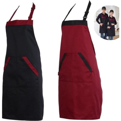 Cooking Kitchen Apron for Woman Men Chef Waiter Cafe Shop BBQ Hairdresser Aprons Bibs Kitchen Accessor