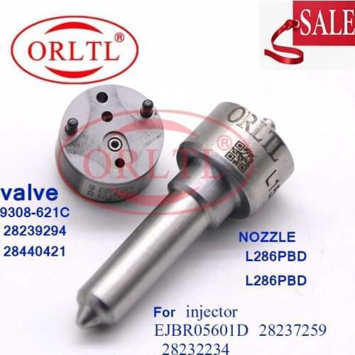 NOZZLE L286PBD INJECTOR VALVE 9308-621C REPAIR KITS ( 7135-647) for EJBR05601D 28232234 28237259 Renault K9K-808