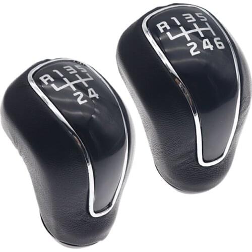5/6 Speed PU Leather Car MT Gear Shift Knob Lever Stick Shifter Knob For Kia Forte Cerato K3 For Hyundai IX25 Creta 2012-2016