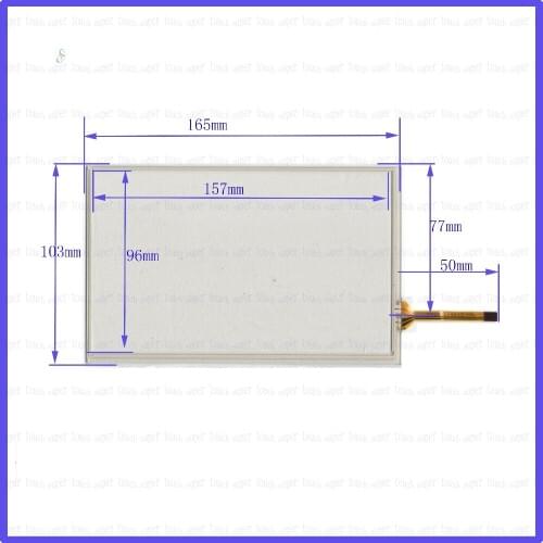 ZhiYuSun 7inch Touch Screen 165mm*103mm 4 wire resistive FOR TABLE for laptop 165*103the touchglass compatible